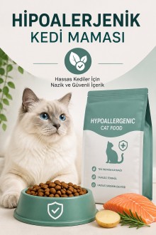 Hipoalerjenik Kedi Maması Hipoalerjenik Kedi Maması