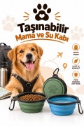 Taşınabilir Mama ve Su Kabı