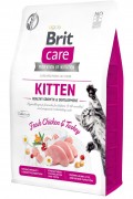 Brit Care Kitten Tahılsız Hipoalerjenik Taze Tavuk ve Hindi Etli Yavru Kedi Maması 2 Kg Brit Care Kitten Tahılsız Hipoalerjenik Taze Tavuk ve Hindi Etli Yavru Kedi Maması 2 Kg