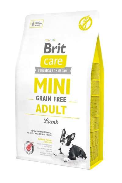 Brit Care Mini Adult Tahılsız Hipoalerjenik Kuzu Etli Yetişkin Köpek Maması 7 Kg