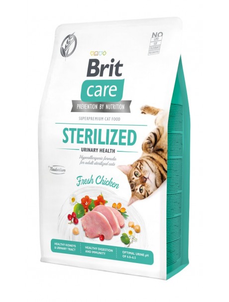 Brit Care Sterilized Urinary Health Tahılsız Hipoalerjenik Taze Tavuklu Kısırlaştırılmış Kedi Maması 7 Kg Brit Care Sterilized Urinary Health Tahılsız Hipoalerjenik Taze Tavuklu Kısırlaştırılmış Kedi Maması 7 Kg