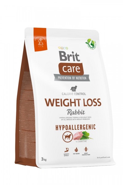 Brit Care Weight Loss Hipoalerjenik Tavşan Etli Kilo Kontrolü Köpek Maması 3 Kg