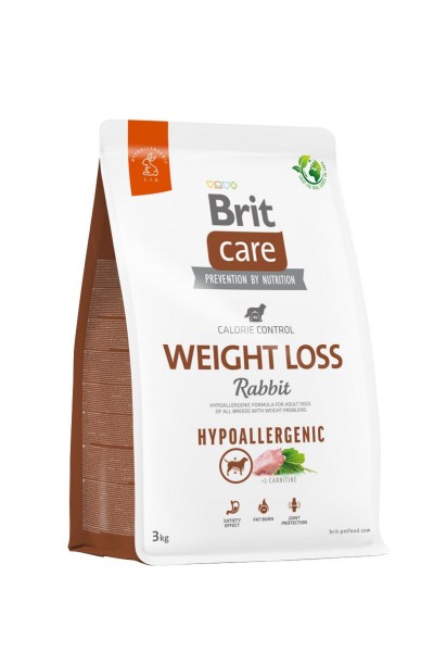 Brit Care Weight Loss Hipoalerjenik Tavşan Etli Kilo Kontrolü Köpek Maması 3 Kg