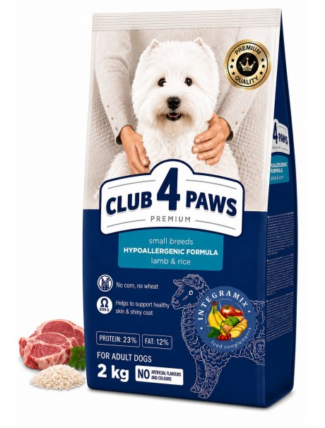 Club 4 Paws Kuzulu ve Pirinçli Küçük Irk Yetişkin Köpek Kuru Maması 2 kg Club 4 Paws Kuzulu ve Pirinçli Küçük Irk Yetişkin Köpek Kuru Maması 2 kg