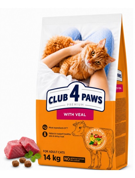 Club 4 Paws Premium Sığır Etli Yetişkin Kedi Kuru Maması 14 kg Club 4 Paws Premium Sığır Etli Yetişkin Kedi Kuru Maması 14 kg