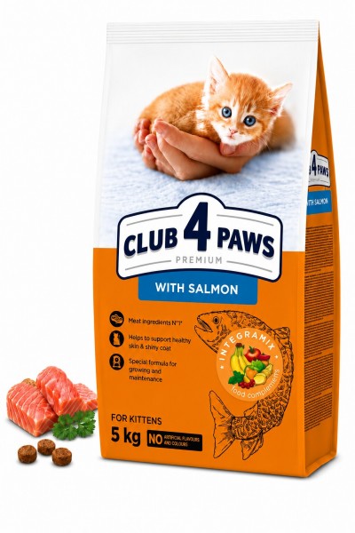 Club 4 Paws Somonlu Yavru Kedi Kuru Maması 5 kg