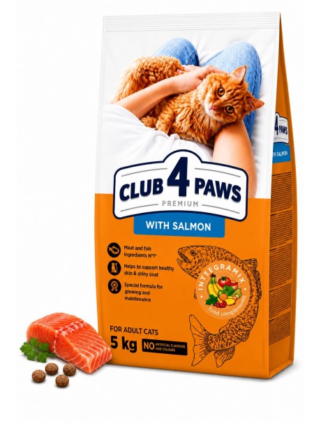 Club 4 Paws Somonlu Yetişkin Kedi Kuru Maması 5 kg