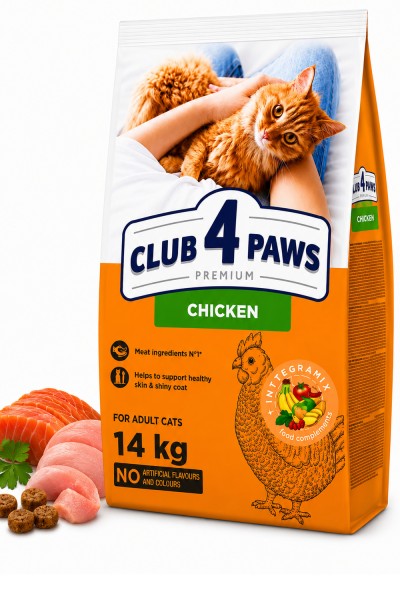 Club 4 Paws Tavuklu Yetişkin Kedi Kuru Maması 14 kg