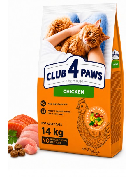 Club 4 Paws Tavuklu Yetişkin Kedi Kuru Maması 14 kg