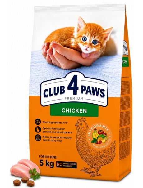 Club 4 Paws Premium Tavuklu Yavru Kedi Maması 5 kg