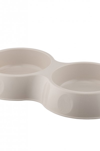 Yummy Bej İkili Mama ve Su Kabı 300+300 ml 16,1x27,7x3,9 cm Yummy Bej İkili Mama ve Su Kabı 300+300 ml 16,1x27,7x3,9 cm