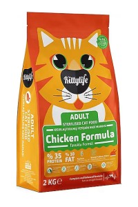 Kittylife Tavuklu Kısırlaştırılmış Kedi Maması 2 kg