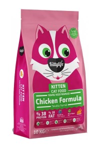 Kittylife Tavuklu Yavru Kedi Maması 10 kg