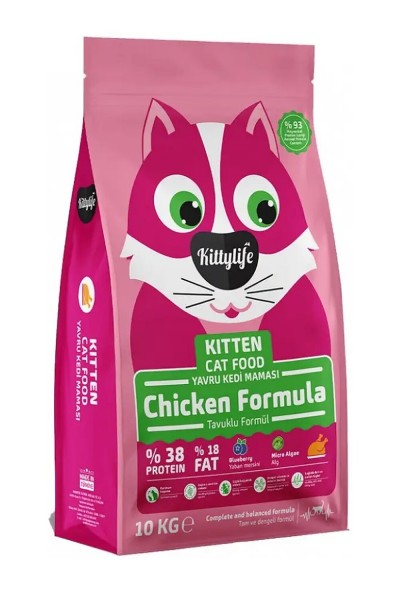 Kittylife Tavuklu Yavru Kedi Maması 10 kg Kittylife Tavuklu Yavru Kedi Maması 10 kg