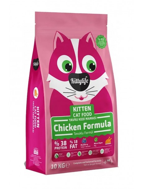 Kittylife Tavuklu Yavru Kedi Maması 10 kg Kittylife Tavuklu Yavru Kedi Maması 10 kg