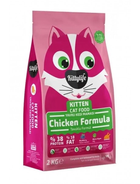 Kittylife Tavuklu Yavru Kedi Maması 2 kg Kittylife Tavuklu Yavru Kedi Maması 2 kg