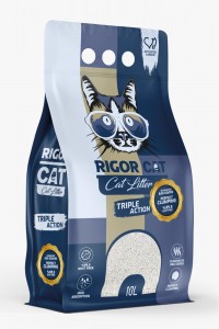 Rigor Aktif Karbonlu İnce Taneli Kedi Kumu 10 Lt