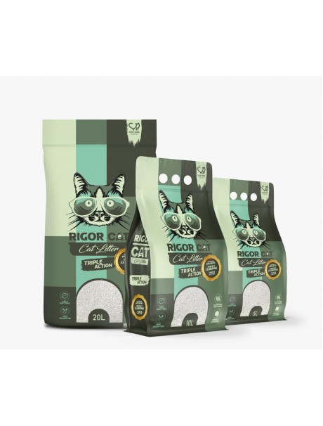 Rigor Aloe Vera Kokulu İnce Taneli Kedi Kumu 10 Lt