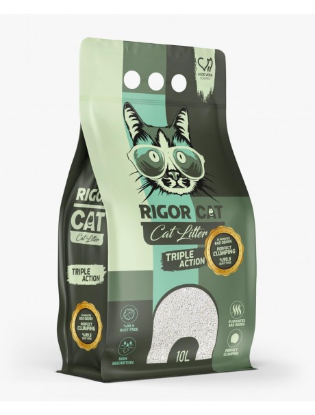 Rigor Aloe Vera Kokulu İnce Taneli Kedi Kumu 10 Lt Rigor Aloe Vera Kokulu İnce Taneli Kedi Kumu 10 Lt