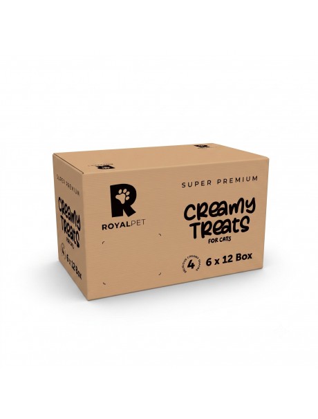 Royalpet Kediler İçin Tavuklu, Karidesli Krema Ödül Maması 4x14 gr 56 gr